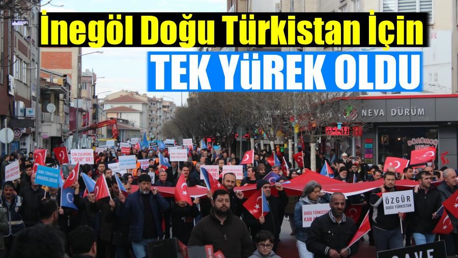 İnegöl Doğu Türkistan İçin Tek Yürek Oldu