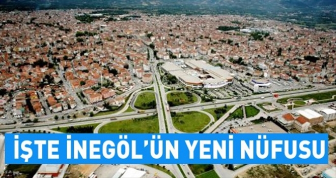 İşte İnegöl´ün nüfusu