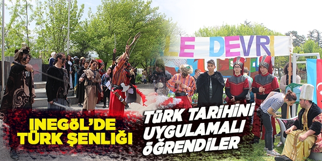 TüRK TARiHiNi UYGULAMALI öĞRENDiLER