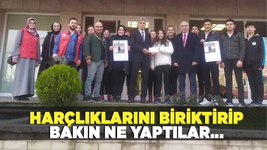 HARÇLIKLARINI BİRİKTİREREK UMUT OLDULAR
