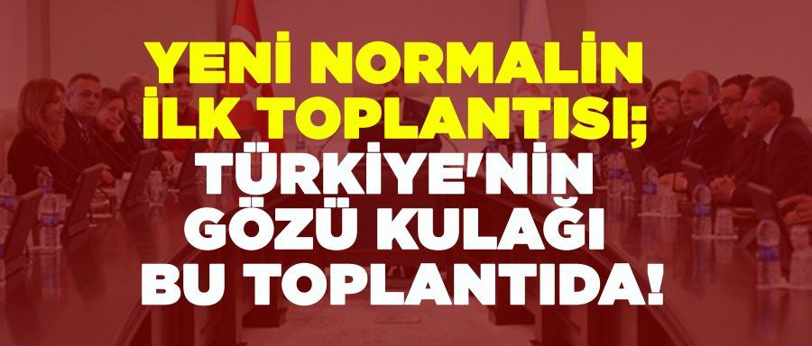 Yeni Normalin İlk Toplantısı; Türkiye