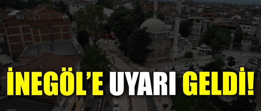 İnegöl için yeni uyarı! Kar bitti şimdi de…