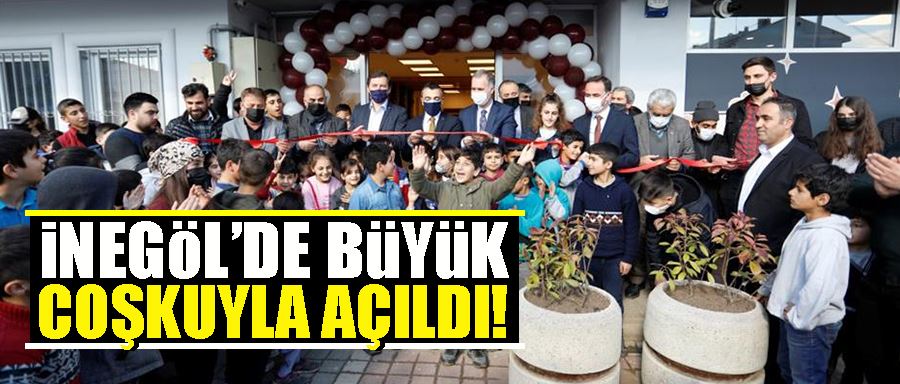 İnegöl’ün 3. Nöbetçi Kitaphanesi Açıldı