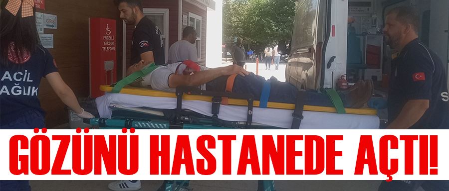Balkondan eve girmek isterken düştü!
