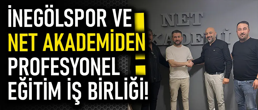 İnegölspor Ve Net Akademiden Profesyonel Eğitim İş Birliği