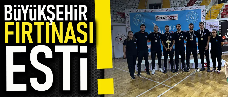 Büyükşehir Belediyesporlu badmintoncular yine zirvede