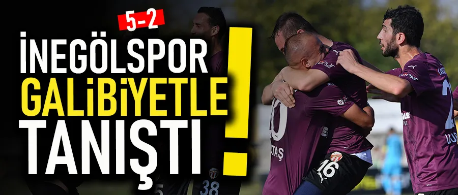 İnegölspor galibiyetle tanıştı