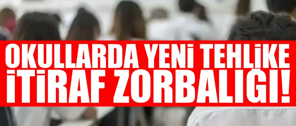 Okullardaki yeni tehlike itiraf sayfaları!