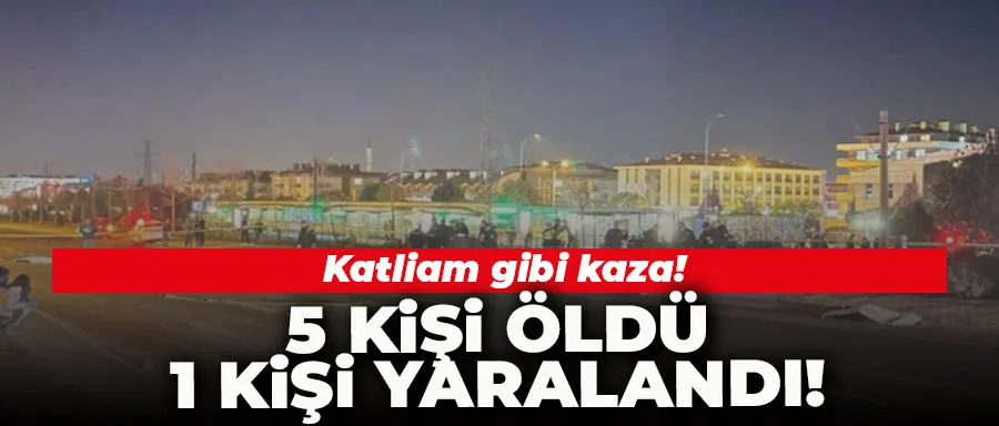 Yayaları ezdi geçti! 5 kişi hayatını kaybetti...