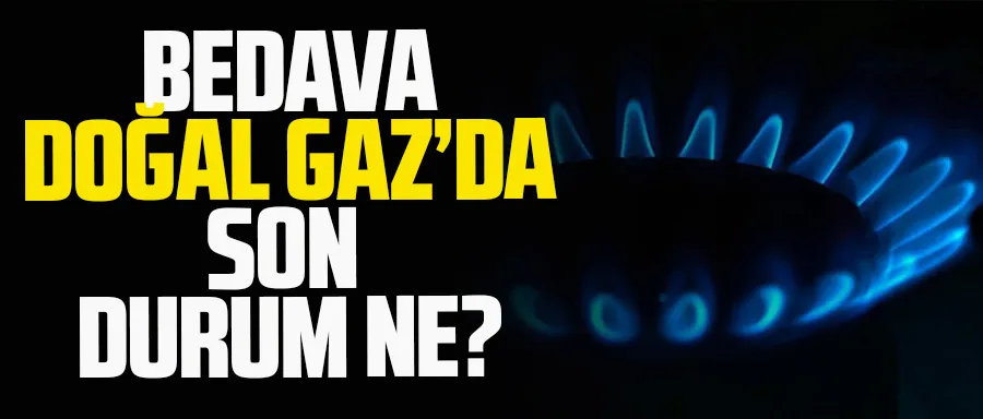 BEDAVA DOĞAL GAZ