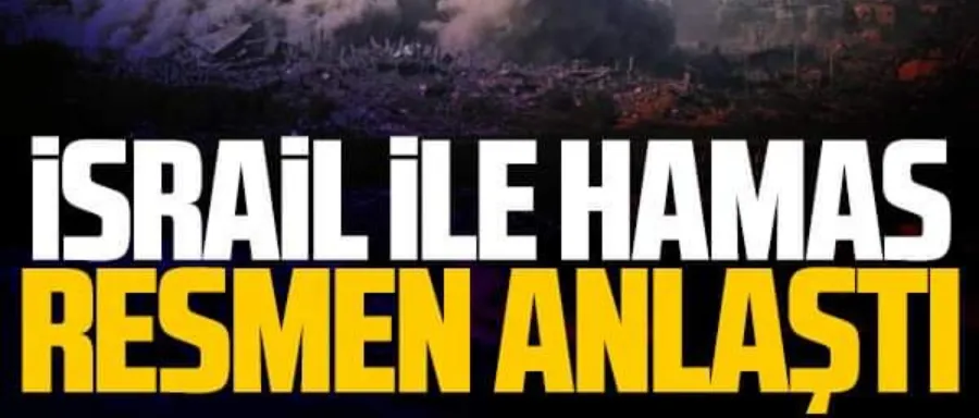 İsrail ile Hamas anlaştı! Resmen duyurdular...