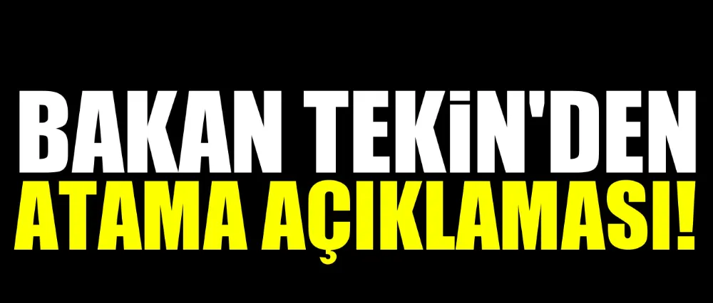 Bakan Tekin