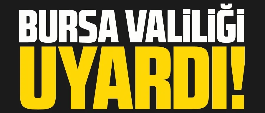 İnegöllüler dikkat! Valilik’ten iki uyarı birden…