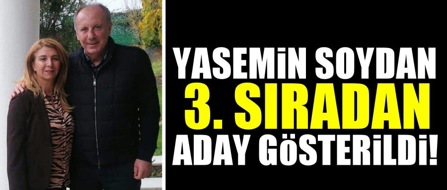 Yasemin Soydan 3. sıradan aday gösterildi!