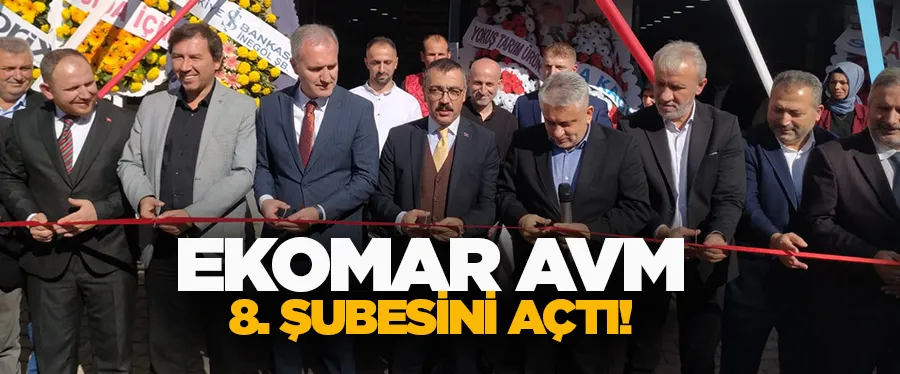 EKOMAR AVM 8. Şubesini Alanyurt Köyiçinde Açtı!