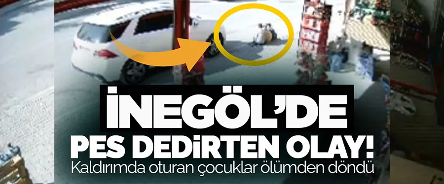 İnegöl’de ciple kaldırımda oturan çocuğun ayağını ezdi