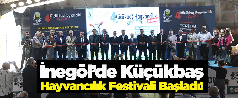 İnegöl’de Küçükbaş Hayvancılık Festivali Başladı