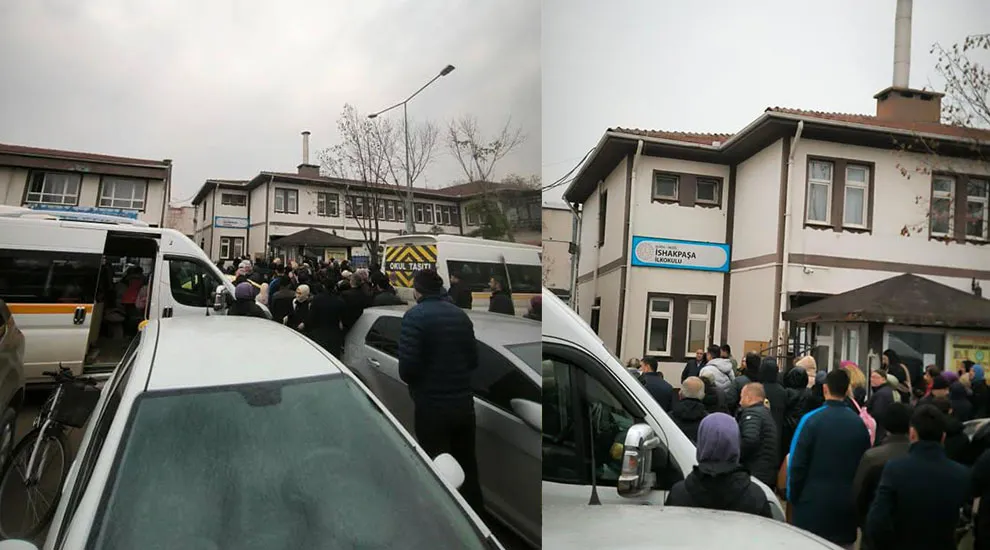 İnegöl İshakpaşa İlkokulu Önünde Yoğunluk Sorunu