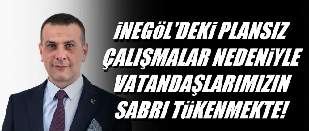 Ercan Emre altyapı çalışmalarıyla alakalı sert eleştirilerde bulundu!