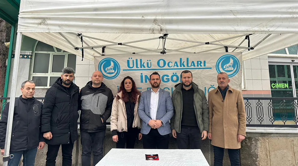 İnegöl Ülkü Ocakları Noel Kutlamalarına Karşı Stand Kurdu