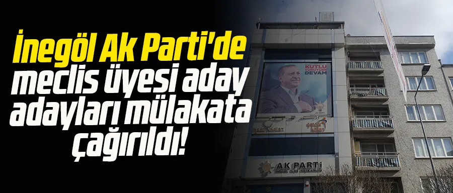 İnegöl Ak Parti