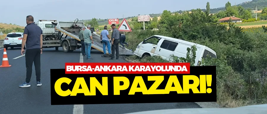 Bursa-Ankara karayolunda kaza! 5 yaralı...