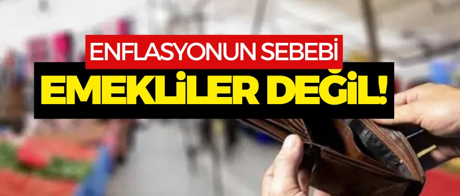 Enflasyonun sebebi emekçiler değil 