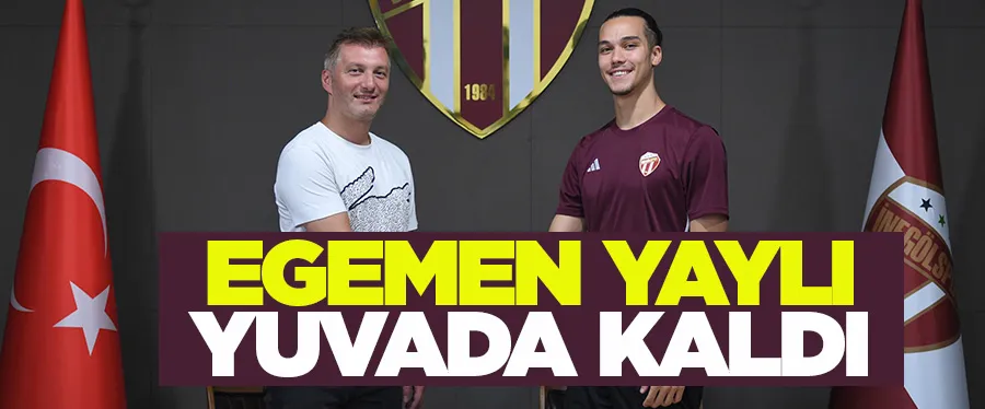 EGEMEN YAYLI YUVADA KALDI