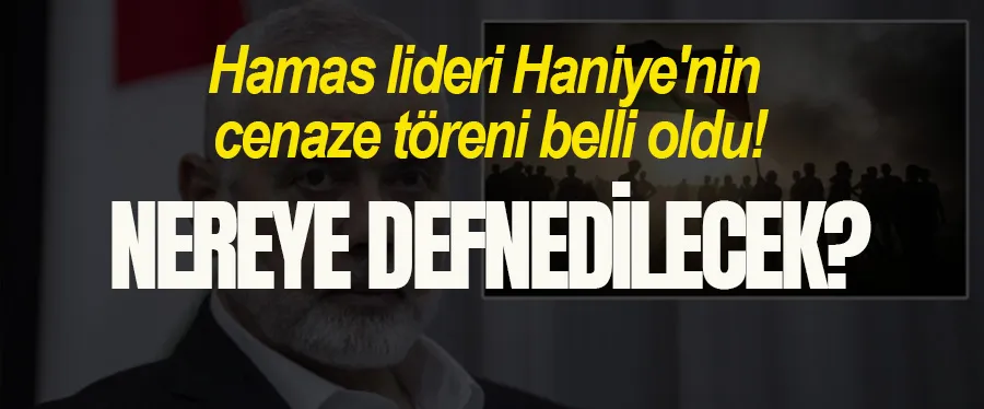 Hamas lideri Haniye
