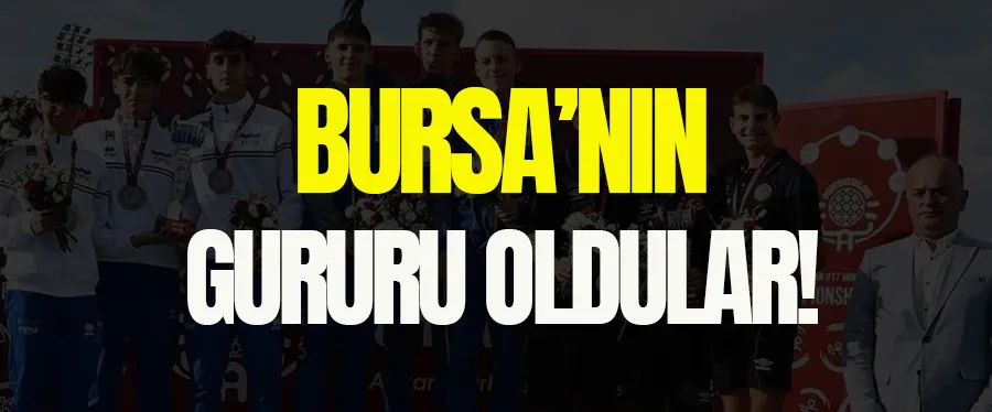 Büyükşehirli sporcular Bursa’nın gururu oldu