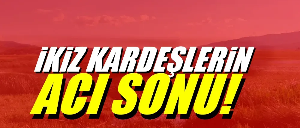 İkiz kardeşlerin acı sonu!