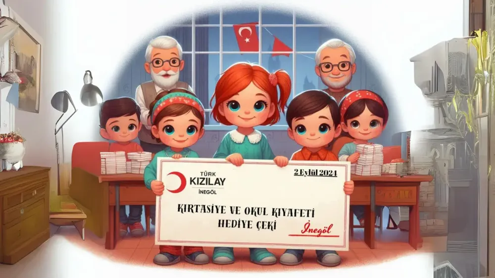 Kızılay İnegöl Şubesi’nden 100 Öğrenciye Kırtasiye ve Okul Kıyafeti Desteği