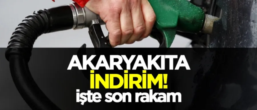 Benzine indirim geliyor