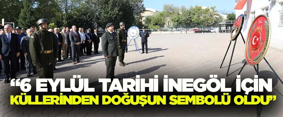 İnegöl’de Kurtuluşun 102. Yılı Kutlamaları Resmi Törenlerle Başladı