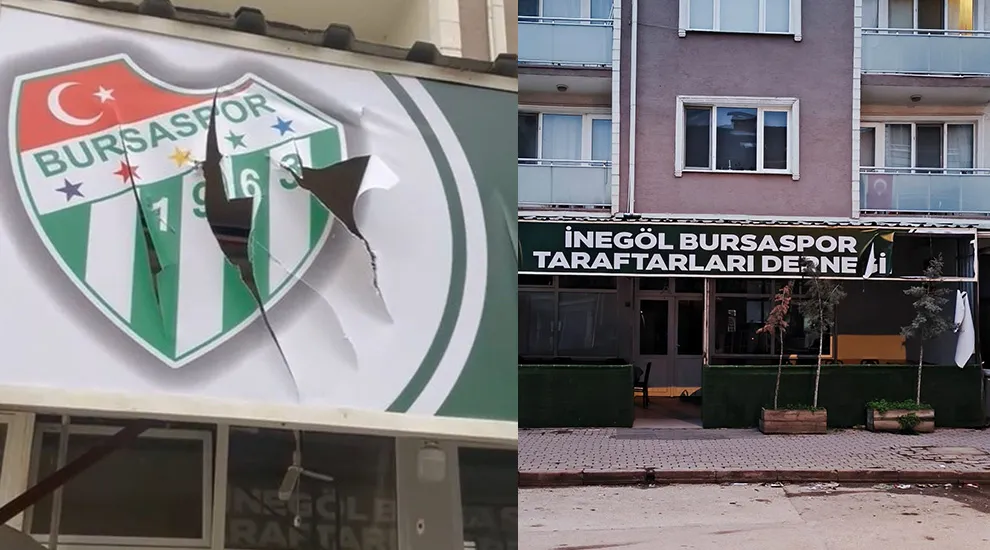 İnegöl Bursaspor taraftar derneğine çirkin saldırı!