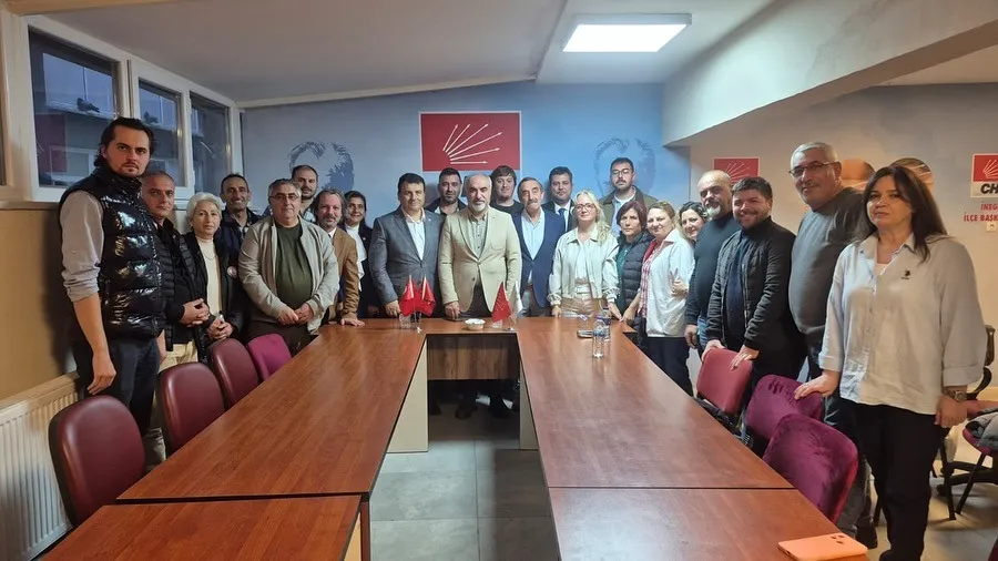 CHP İnegöl İlçe Başkanlığı’na Hayırlı Olsun Ziyaretleri Sürüyor