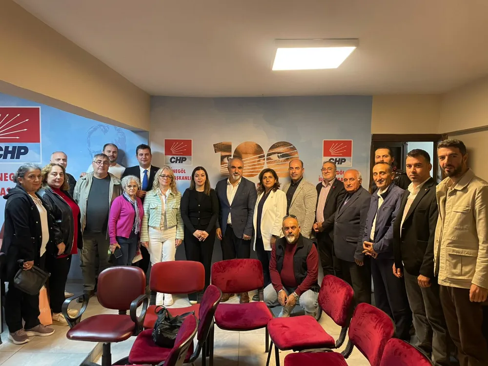 CHP Parti Meclisi Üyesi Canan Taşer’den CHP İnegöl İlçe Başkanlığı’na Ziyaret