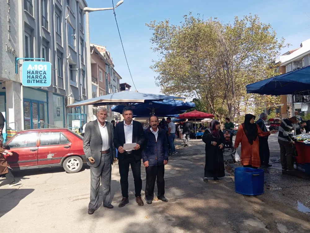 Saadet Partisi’nden Yeniceköy Pazar Alanı Eleştirisi! 