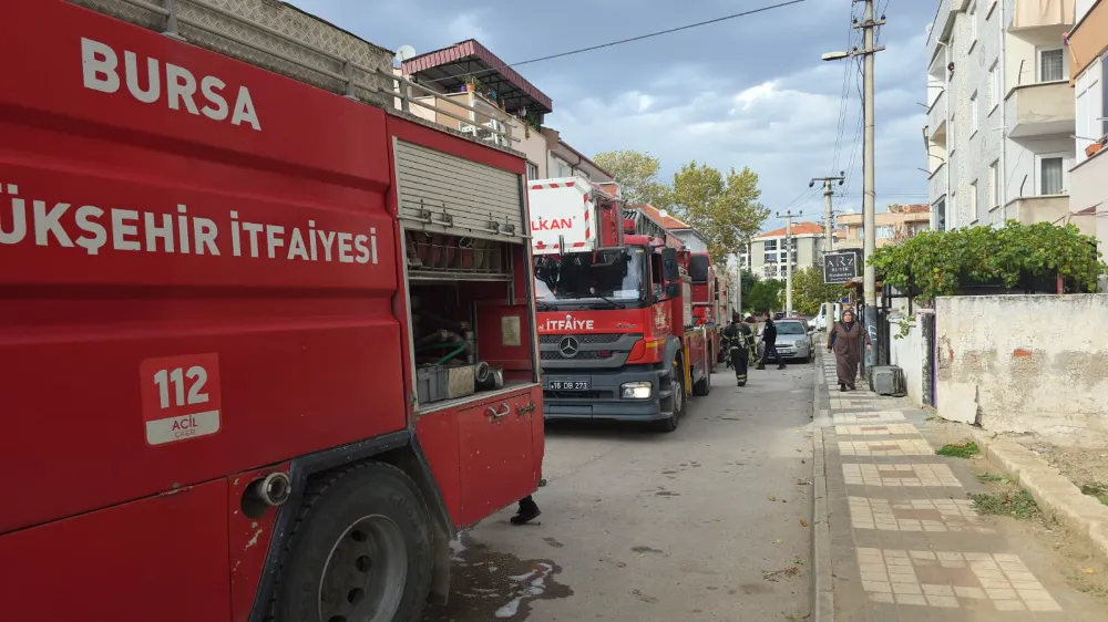 İnegöl’de Kombi Yangını Korkuttu