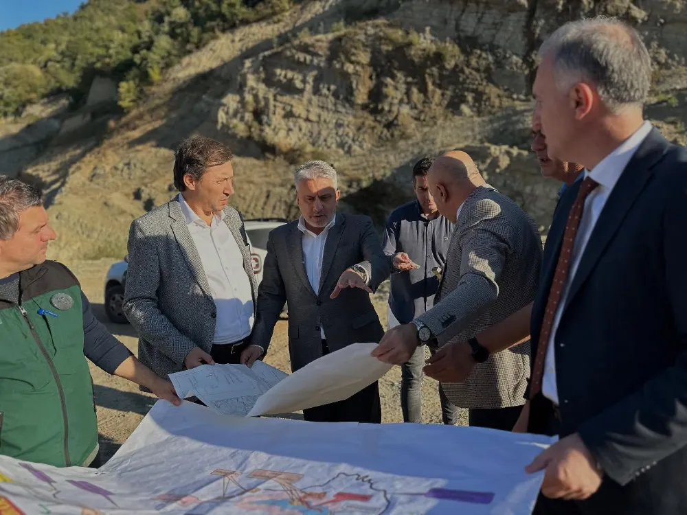 Ayhan Salman Hocaköy Barajı’nda İncelemelerde Bulundu