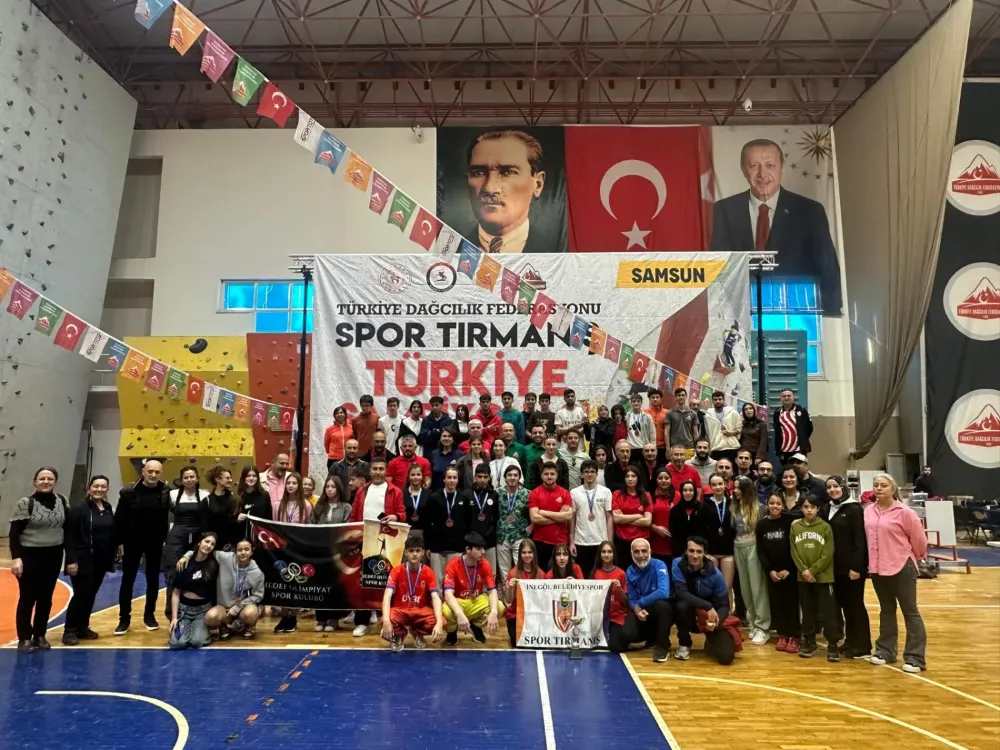 İnegöl Belediyesporlu Sporculardan, Spor Tırmanışta Türkiye Dereceleri