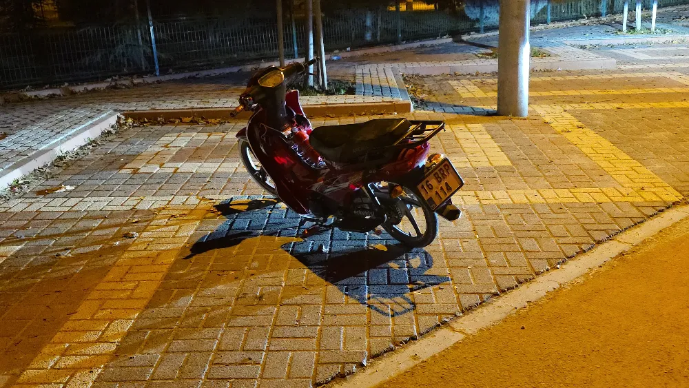 İnegöl Mesudiye Mahallesi’nde Motosiklet Kazası