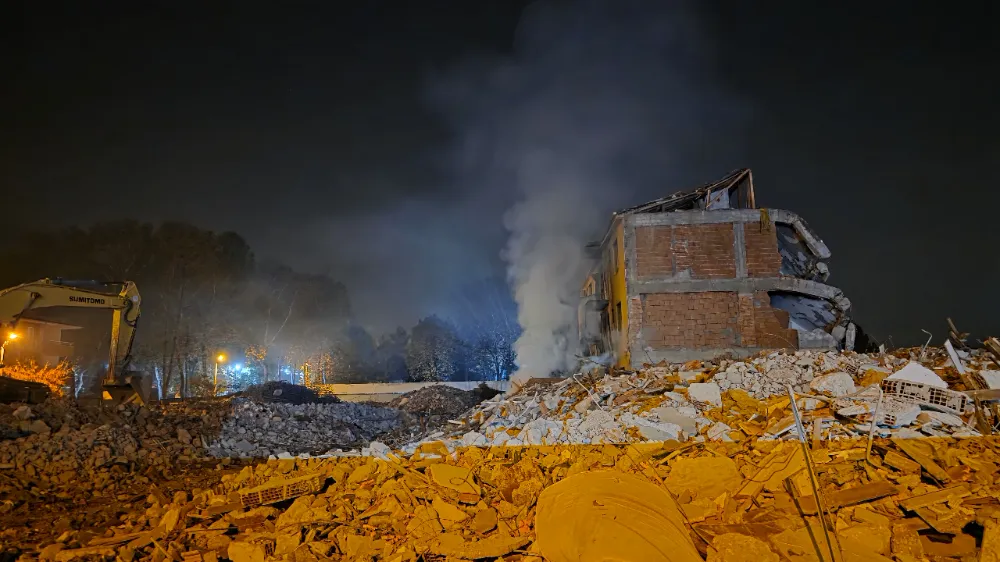 İnegöl’de Kentsel Dönüşüm Alanında Yangın Paniği