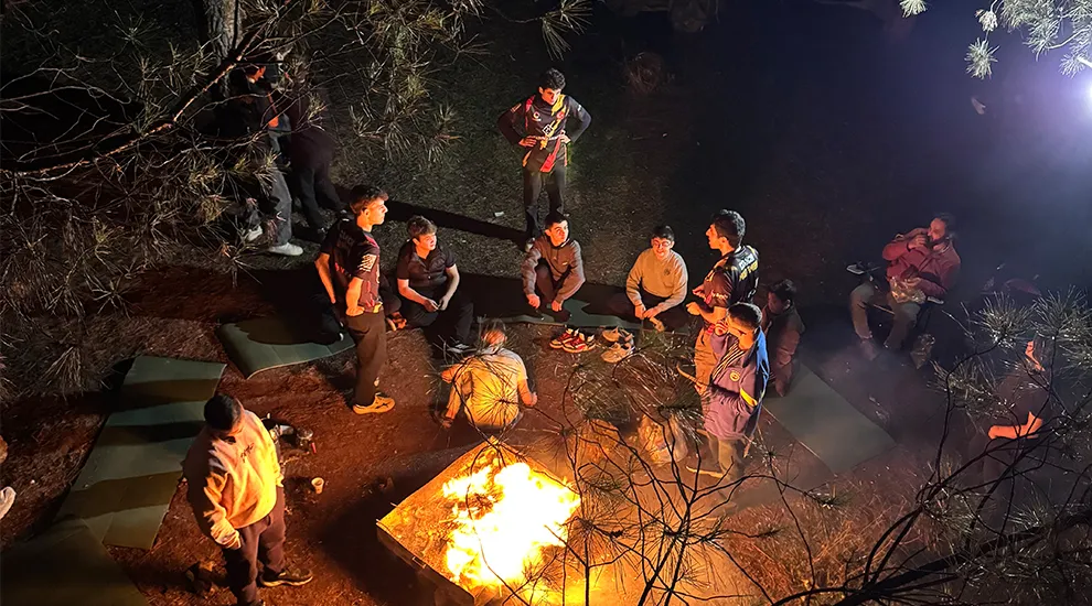 İnegöllü Gençler Kampta Stres Attı