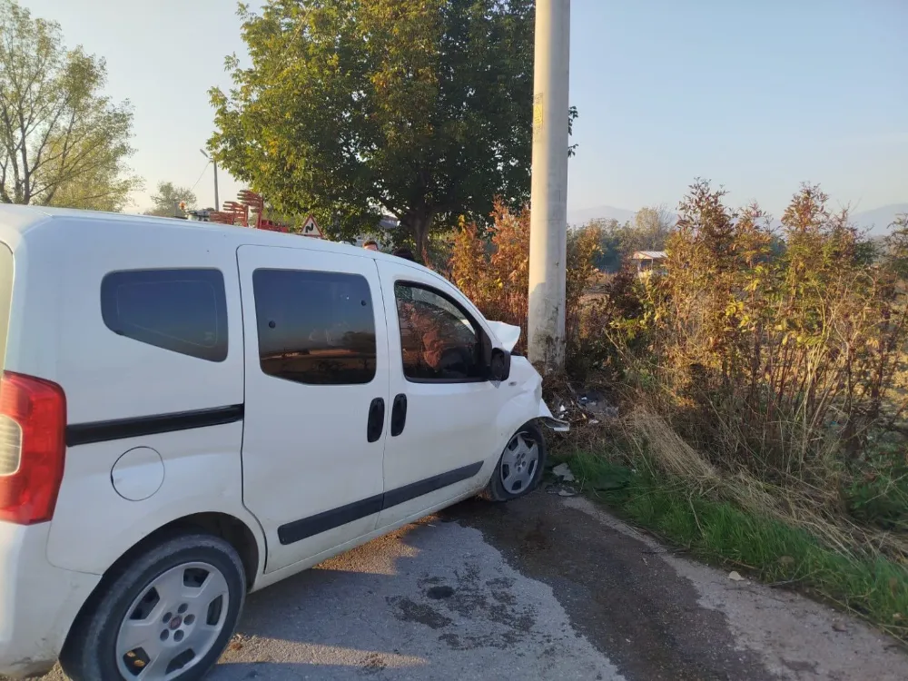 İnegöl Alibeyköy Yolu’nda Kaza!