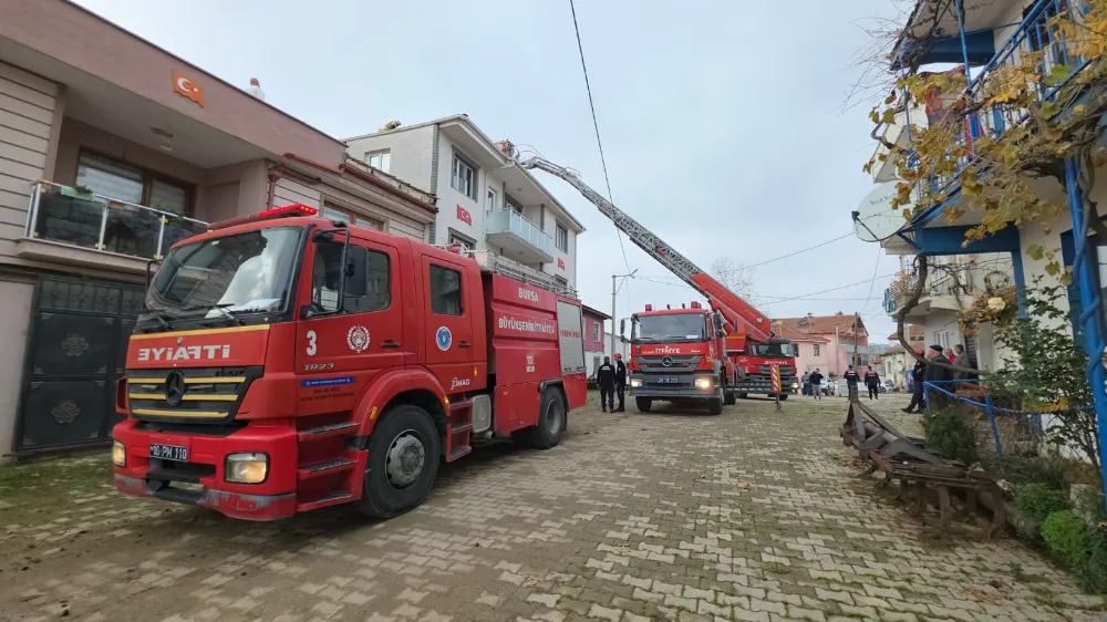 Şehitler Mahallesinde Yangın!