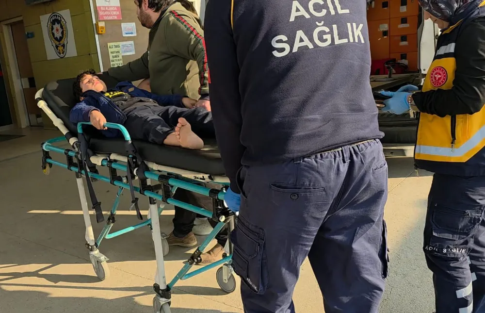 İnegöl'de Vicdansız Sürücü Bu Halde Bırakıp Kaçtı..