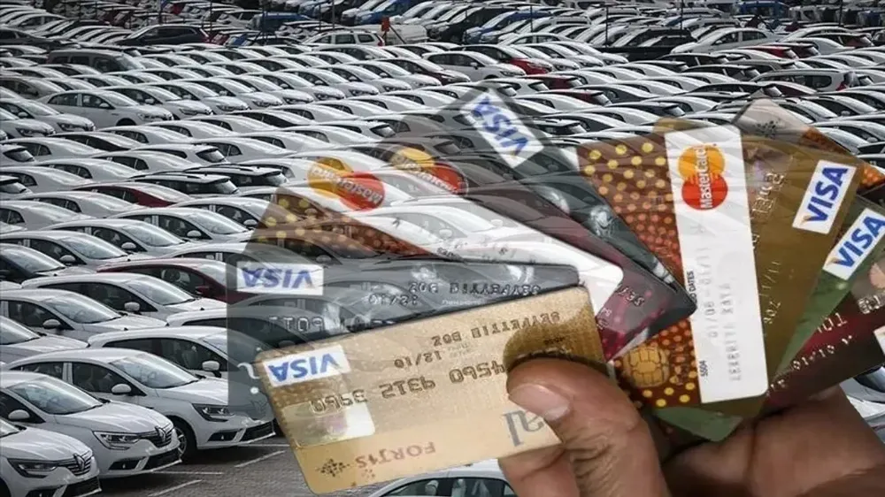 Otomobil satışlarında kredi kartı dönemi!