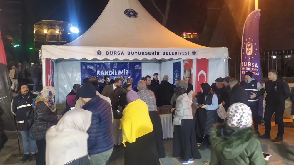 Büyükşehir’den Berat Kandili’nde tatlı ikramı