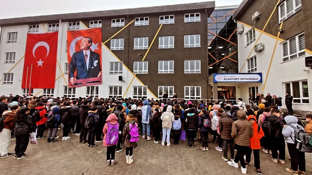 Alanyurt Ortaokulu Eğitim Öğretime Başladı